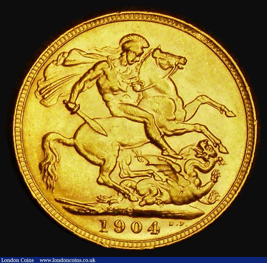 London Coins : A185 : Lot 2040 : Sovereign 1904P Marsh 197, S.3972, NEF/GVF