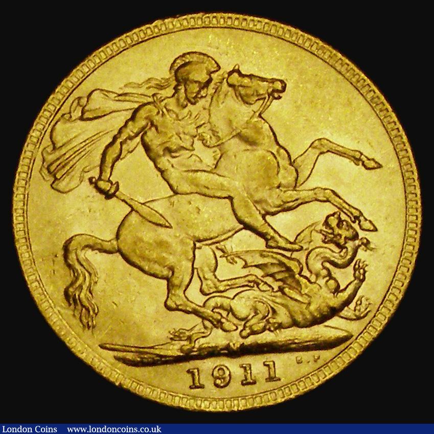 London Coins : A185 : Lot 2071 : Sovereign 1911M Marsh 229, S.3999, NEF, stated by Marsh to be a common coin, but examination of our ...