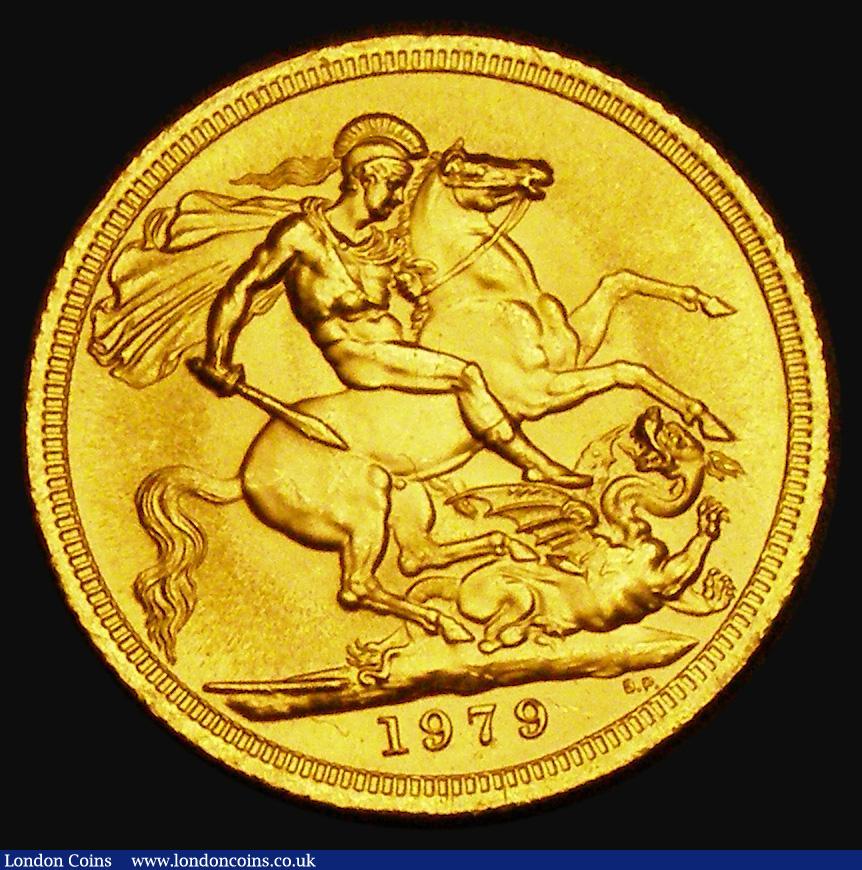 London Coins : A185 : Lot 2155 : Sovereign 1979 Marsh 310, S.SC1, Lustrous UNC with minor contact marks