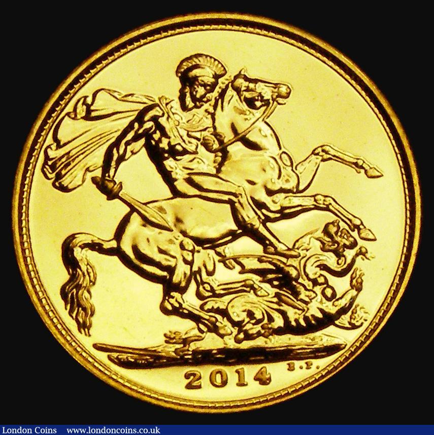 London Coins : A185 : Lot 2172 : Sovereign 2014 Marsh 339, S.SC7, BU