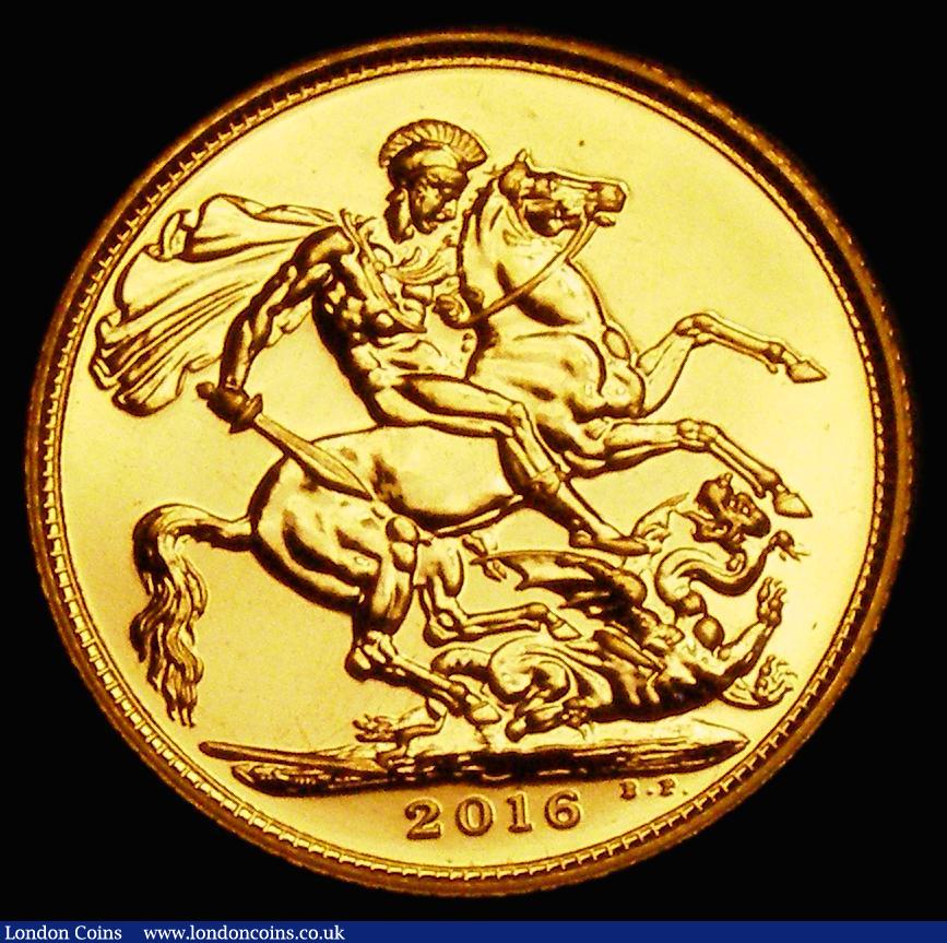 London Coins : A185 : Lot 2174 : Sovereign 2016 Jody Clark portrait, Marsh 345, S.SC9, Lustrous UNC