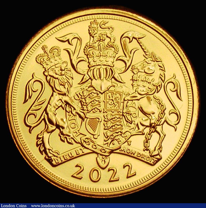 London Coins : A185 : Lot 2180 : Sovereign 2022 Queen Elizabeth II Platinum Jubilee, S.SC12, Lustrous UNC