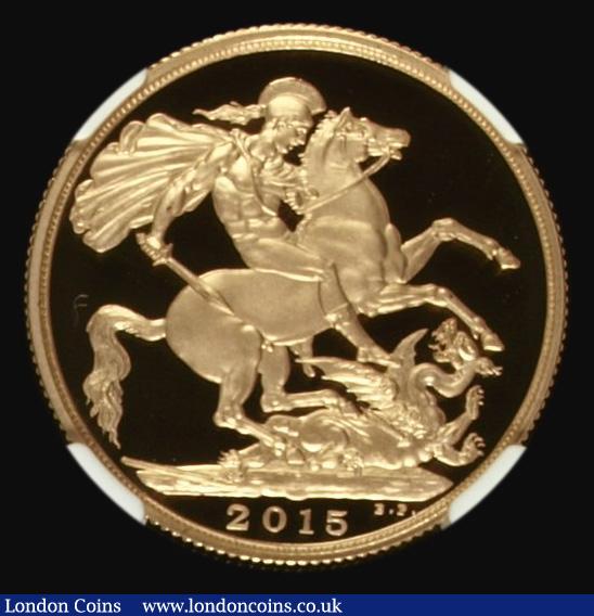Two Pounds Gold 2015 Jody Clark portrait Gold Proof S.SD9, in an NGC holder 'One of the First 250 Struck' and graded PF70 Ultra Cameo : English Coins : Auction 185 : Lot 3001