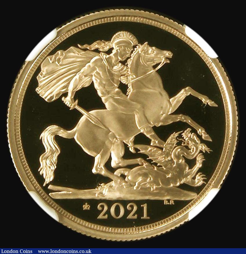 London Coins : A185 : Lot 3002 : Two Pounds Gold 2021 Queen Elizabeth II 95th Birthday, with 95 in Crown privy mark, Gold Proof S.SD9...