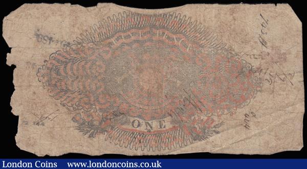 Wincanton & Somerset Bank One Pound September 1824 No 2178 Outing 2368 Very Good and scarce the first one we have seen : English Banknotes : Auction 185 : Lot 445