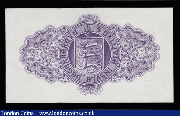 Guernsey 10 Shillings dated 1st July 1966, prefix 22/O, Pick42c, Unc : World Banknotes : Auction 185 : Lot 499