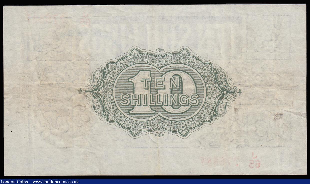 London Coins : A185 : Lot 61 : Ten Shillings Warren Fisher T30 issued 1922 first series J/65 276887, VF