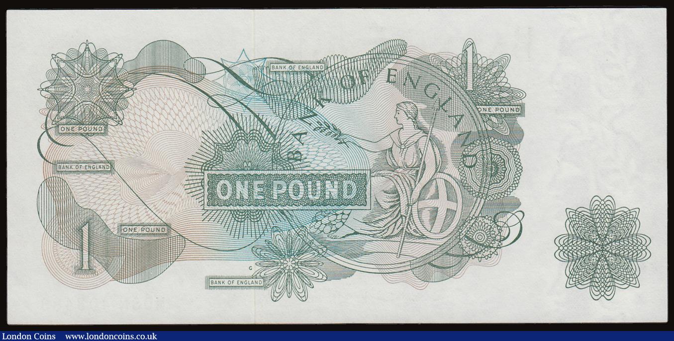 London Coins : A186 : Lot 115 : One Pound Hollom G reverse replacement B293 M08N 403483 Unc