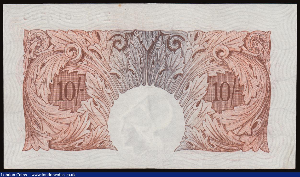 London Coins : A186 : Lot 14 : Ten Shillings Mahon B210 1928 Z73 817583 AU tiny rust spot front top