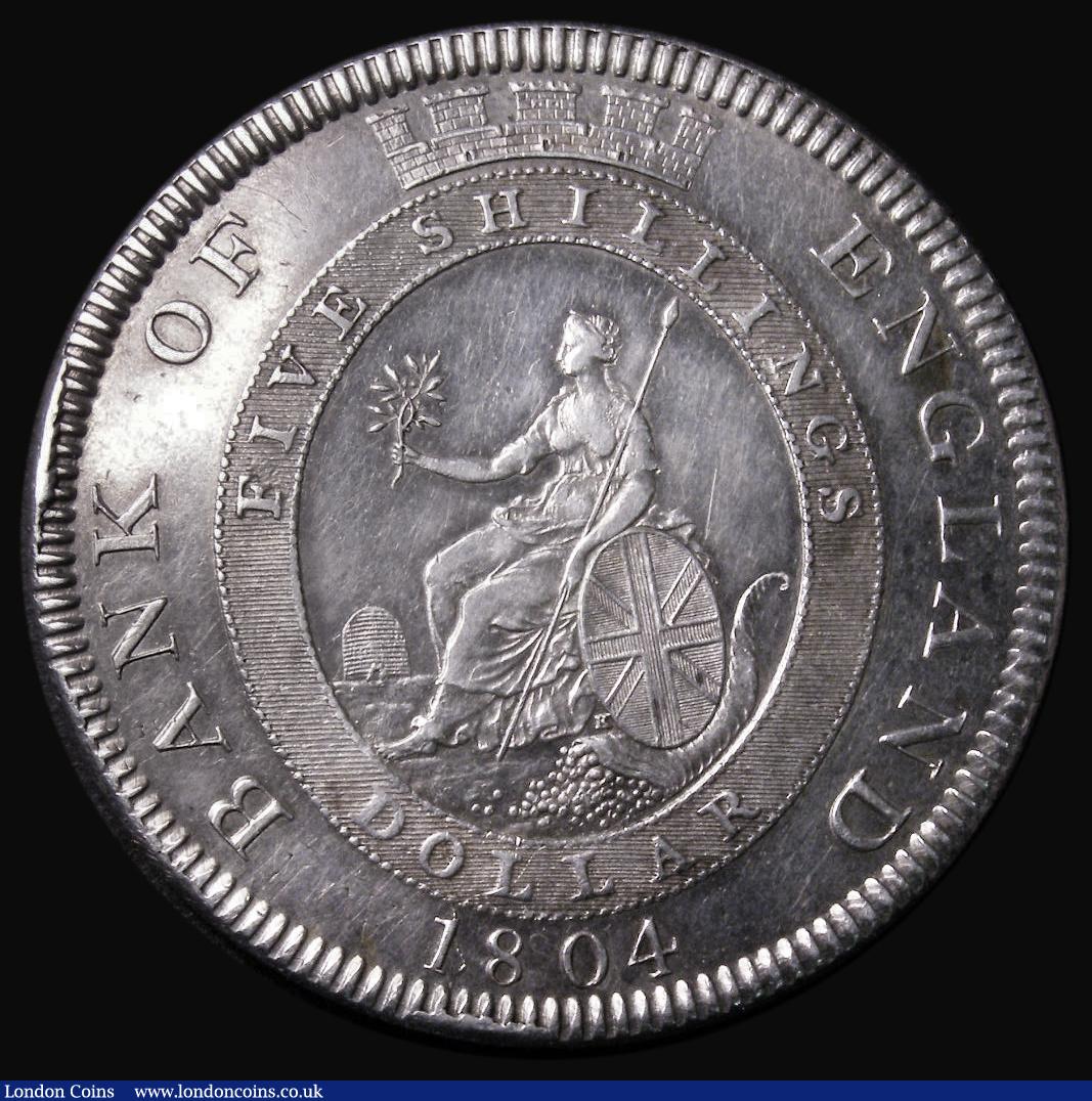 London Coins : A186 : Lot 1461 : Dollar Bank of England 1804 Obverse A, Reverse 2, ESC 144, Bull 1925, in an LCGS holder and graded L...