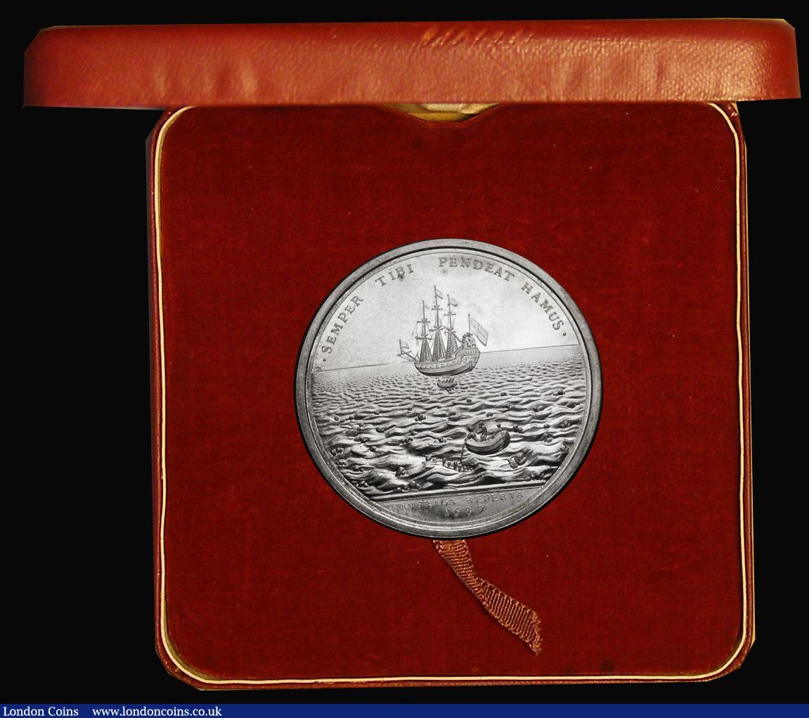 London Coins : A187 : Lot 1220 : Turks and Caicos Islands, "Silver Bank" (Spanish ship) medallion, by Crown Agents, 54mm di...