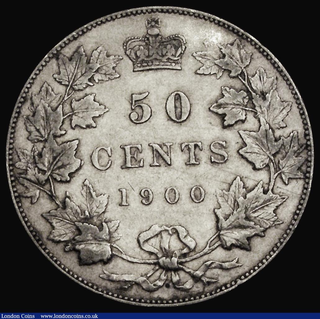 London Coins : A187 : Lot 1326 : Canada 50 Cents 1900 KM#6 VF the obverse with some scratches