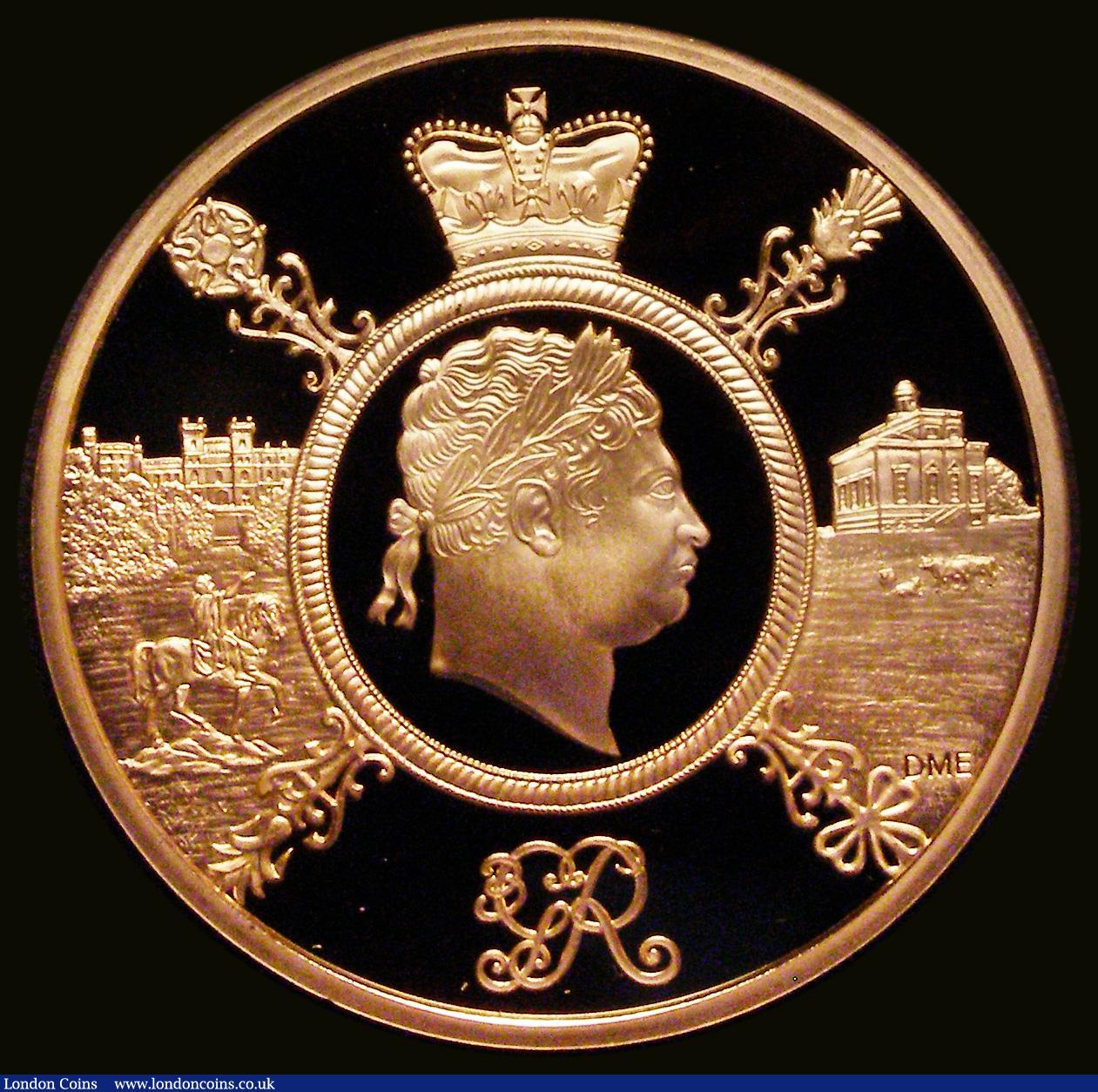 London Coins : A188 : Lot 1246 : Five Pound Crown 2020 200th Anniversary of the Death of King George III S.L75 Gold Proof. nFDC/FDC w...