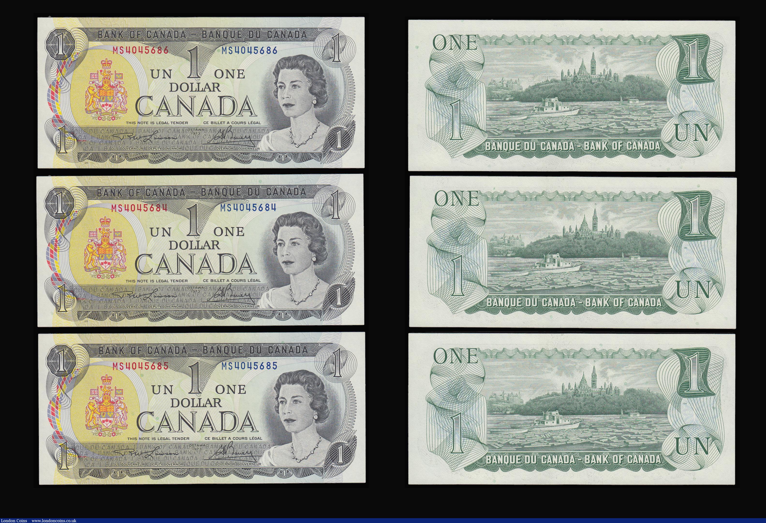 London Coins : A188 : Lot 145 : Canada (12) Dominion Bank $5 3rd Jan 1938 PS1036 VG, Bank of Canada $2 2nd Jan 1937 about Fine, Doll...