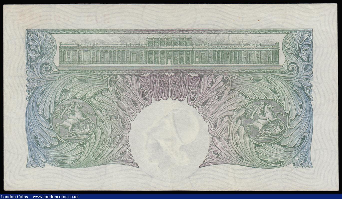 London Coins : A188 : Lot 30 : One Pound Catterns B225 issued 1930 R76 868140 AU-Unc