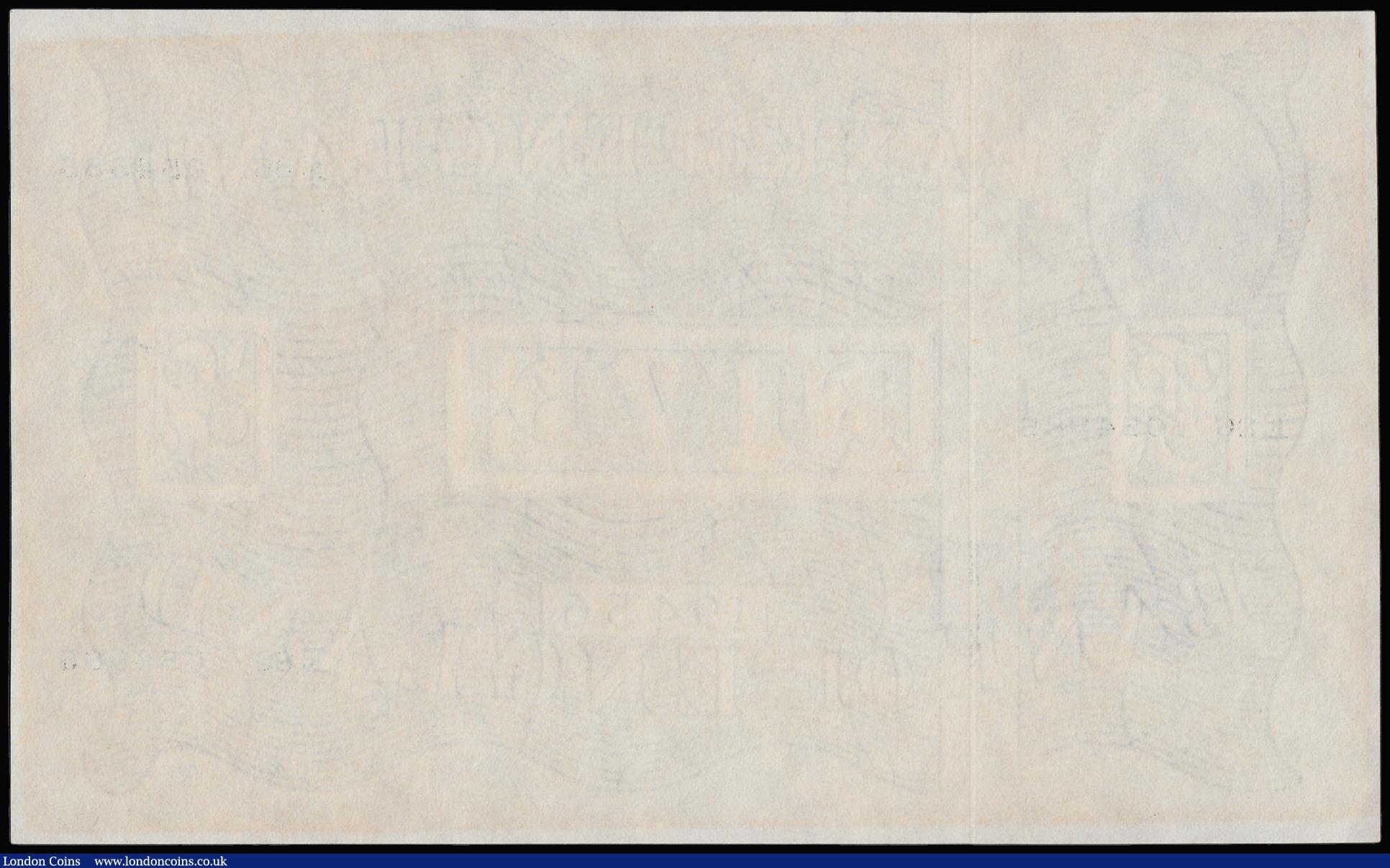 London Coins : A188 : Lot 38 : Five Pounds Peppiatt white B255 thick paper dated 11th December 1944 serial E86 054585, a high grade...