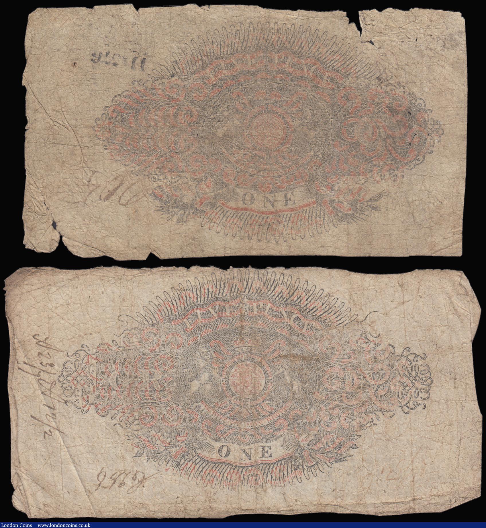 London Coins : A188 : Lot 97 : Andover Old Bank £1 for Joseph Wakeford, William Wakeford & Robert Wakeford, (Outing 36) V...