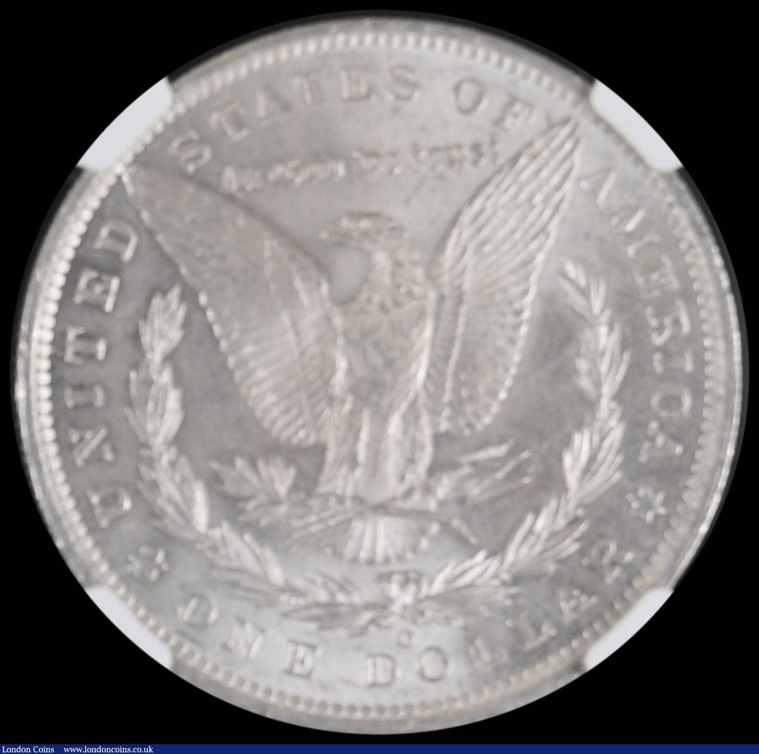 London Coins : A189 : Lot 1207 : USA Dollar 1884 O Morgan Silver Dollar NGC MS65 choice and desirable thus