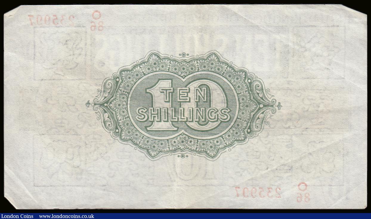 London Coins : A189 : Lot 15 : Ten Shillings Warren Fisher T30 issued 1922 O/86 235997 GVF