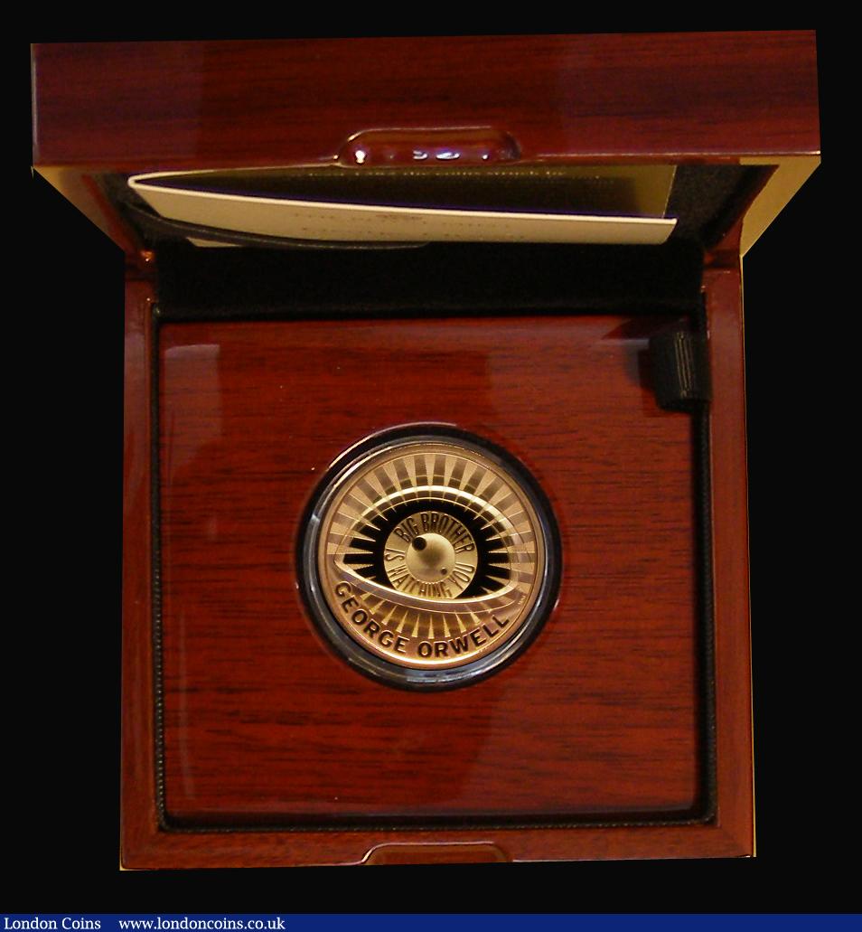 London Coins : A189 : Lot 586 : Two Pounds 2025 George Orwell Gold Proof, FDC in the Royal Mint box of issue with certificate and bo...
