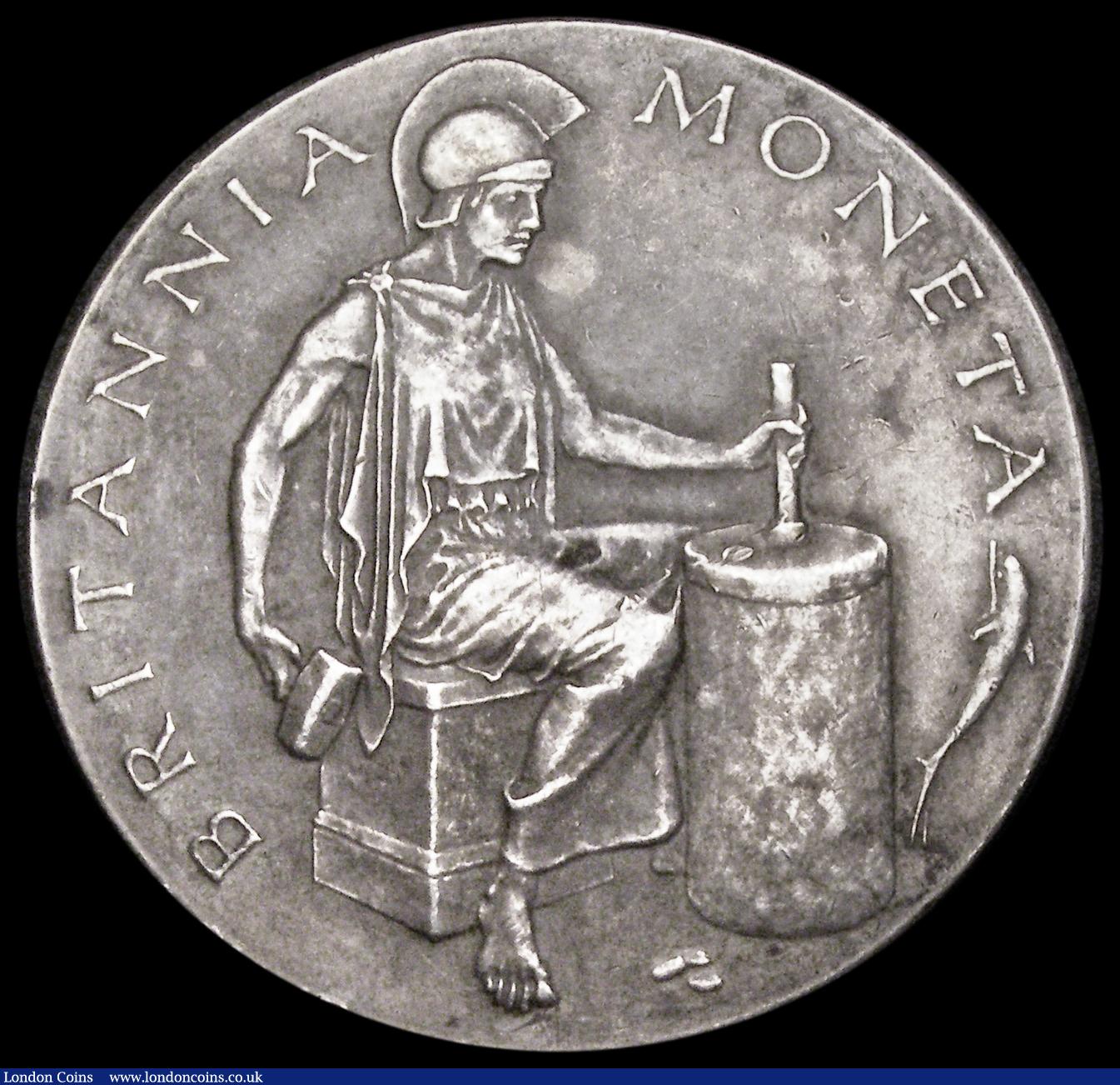 London Coins : A189 : Lot 825 : British Empire Exhibition 1924, The Royal Mint, London, 36mm diameter undated in silver, Obverse: Mo...