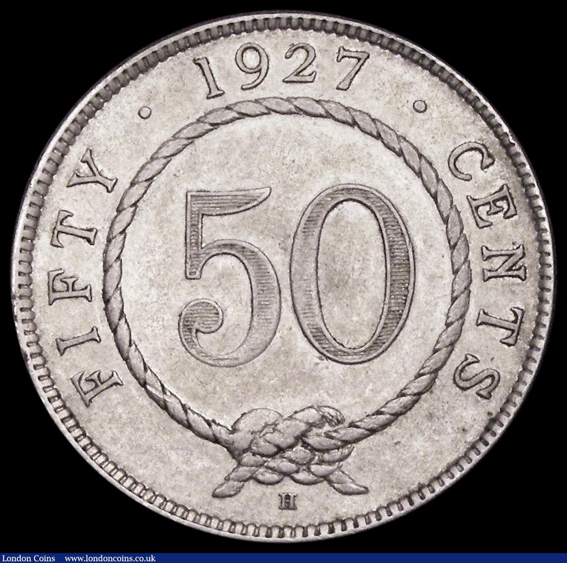 London Coins : A190 : Lot 1416 : Sarawak 50 Cents 1927H KM#19 VF