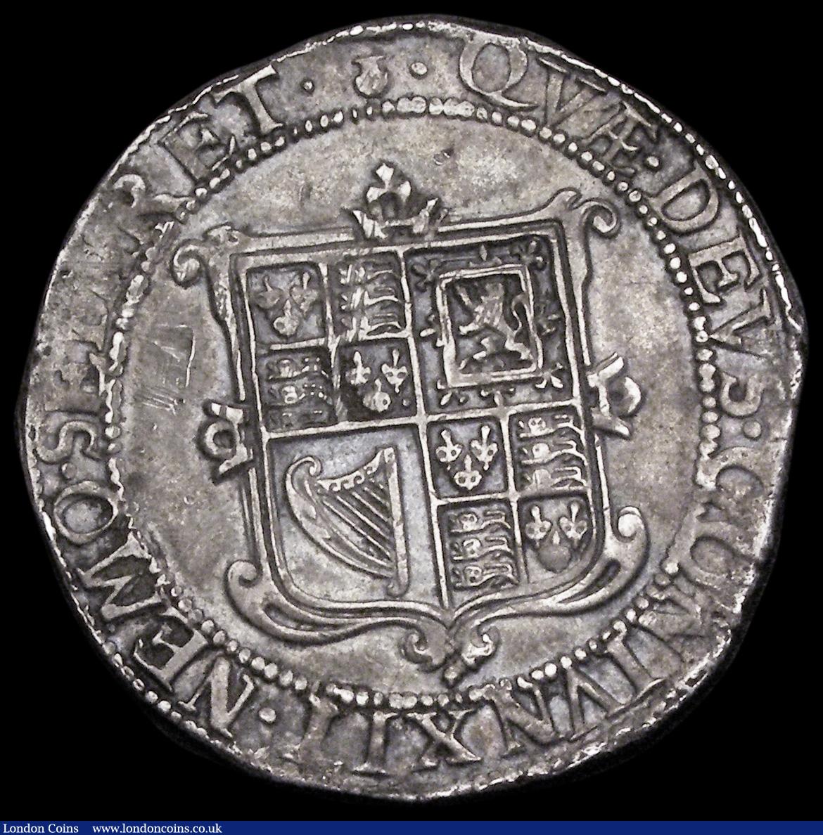 London Coins : A190 : Lot 1418 : Scotland 30 Shillings James VI Eight Coinage S5503 mm Thistle even tone VF the reverse better a smal...