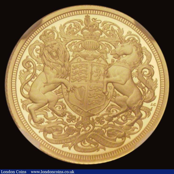 London Coins : A191 : Lot 2158 : Sovereign 2022 Queen Elizabeth II Memorial S.SC13 Gold Proof in an NGC holder and graded PF69 Ultra ...