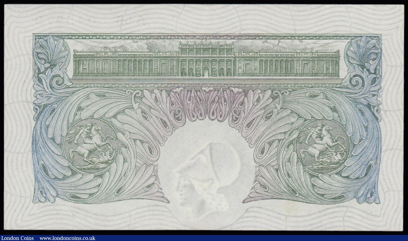 London Coins : A191 : Lot 40 : One Pound Mahon B212 issued 1928 first series A55 045979 AU