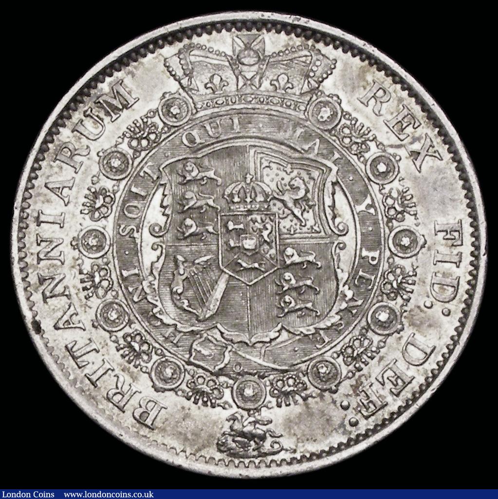 London Coins : A192 : Lot 1181 : Halfcrown 1817 Bull Head ESC 616, Bull 2090 EF