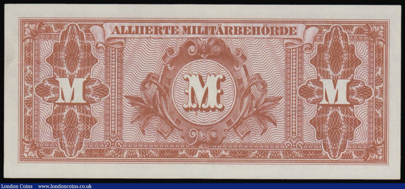 London Coins : A193 : Lot 115 : Germany Allied Military Currency WW2 military occupation 1000 Mark dated 1944 series -29 692698, (Pi...