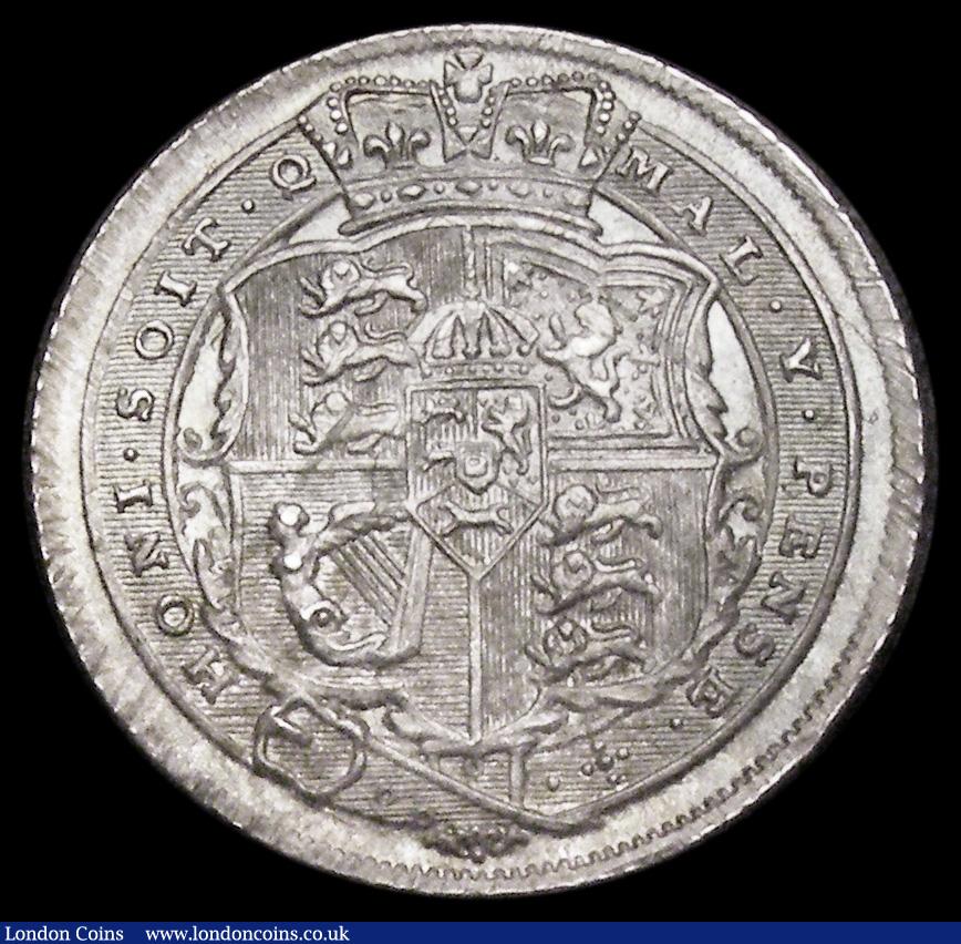 London Coins : A194 : Lot 1601 : Sixpence 1816 ESC 1630, Bull 2191, Choice UNC