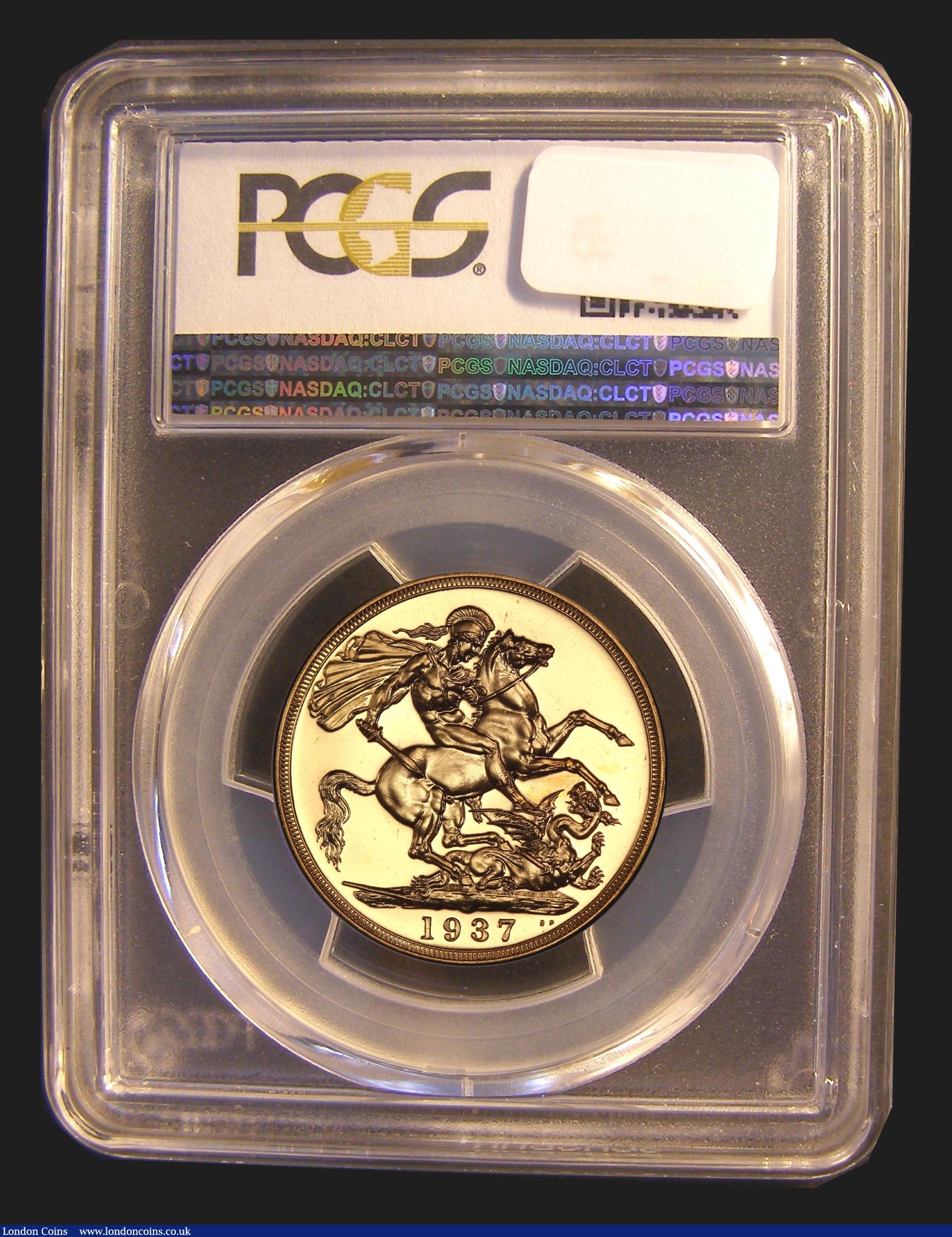 London Coins : A194 : Lot 1766 : Two Pounds 1937 Proof S.4075 NGC PF63