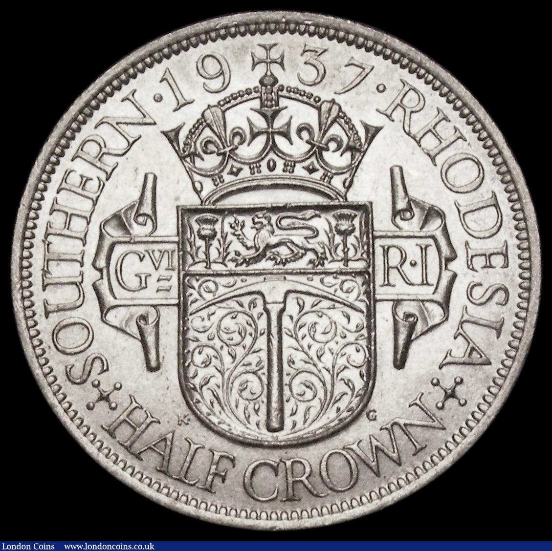 London Coins : A194 : Lot 729 : Southern Rhodesia Halfcrown 1937 KM#13 EF once cleaned