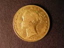 London Coins : A122 : Lot 1831 : Sovereign 1838 Marsh 22 Fine with a couple of digs in the obverse field