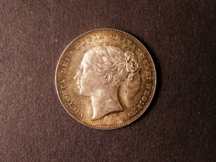 London Coins : A124 : Lot 1143 : Shilling 1859 Obv 3 Rev A -- B.S.C. 878 -- the only known use for obv. 3 choice mint and rare, w...