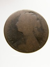 London Coins : A124 : Lot 2182 : Penny 1877 Freeman 90 dies 8+H narrow date (Rarity 18) one of the rarest currency types in the entir...