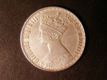 London Coins : A124 : Lot 332 : Florin 1860 ESC 819 About EF