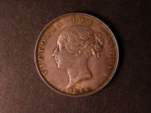 London Coins : A124 : Lot 432 : Halfcrown 1844 ESC 677 EF/GEF and nicely toned