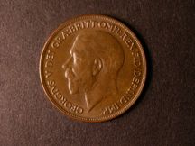 London Coins : A124 : Lot 830 : Penny 1918KN Freeman 184 dies 2+B EF with chocolate tone