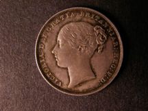 London Coins : A124 : Lot 856 : Shilling 1839 Second Young Head with No WW ESC 1278 GEF