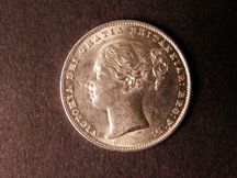 London Coins : A124 : Lot 874 : Shilling 1864 ESC 1312 Die Number 12 A/UNC