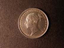 London Coins : A124 : Lot 916 : Sixpence 1854 ESC 1700 Bright VF and Extremely Rare in any grade