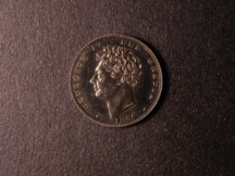 London Coins : A126 : Lot 1464 : Sixpence 1826 Lion on Crown Proof ESC 1663 nFDC with grey tone