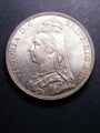 London Coins : A129 : Lot 1203 : Crown 1891 ESC 301 UNC with some contact marks, retaining much original mint brilliance