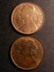 London Coins : A130 : Lot 1474 : Pennies (2) 1889 Freeman 128 dies 13+N 14 Leaves, 1891 Freeman 132 dies 12+N UNC or near so