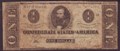 London Coins : A130 : Lot 336 : Confederate States of America $1 dated 1862, 2nd series plate H, manuscript date & s...
