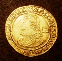 London Coins : A133 : Lot 166 : Laurel James I Third Coinage Fourth Head, very small ties S.2638B mintmark Lis Good Fine slightl...