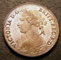 London Coins : A133 : Lot 346 : Farthing 1874H Bronze Proof Freeman 526 rated R19 by Freeman nFDC 