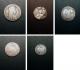 London Coins : A135 : Lot 1375 : Commonwealth & Charles II silver (5) Halfgroat S.3221 buckled & S.3318, Threepence S.332...
